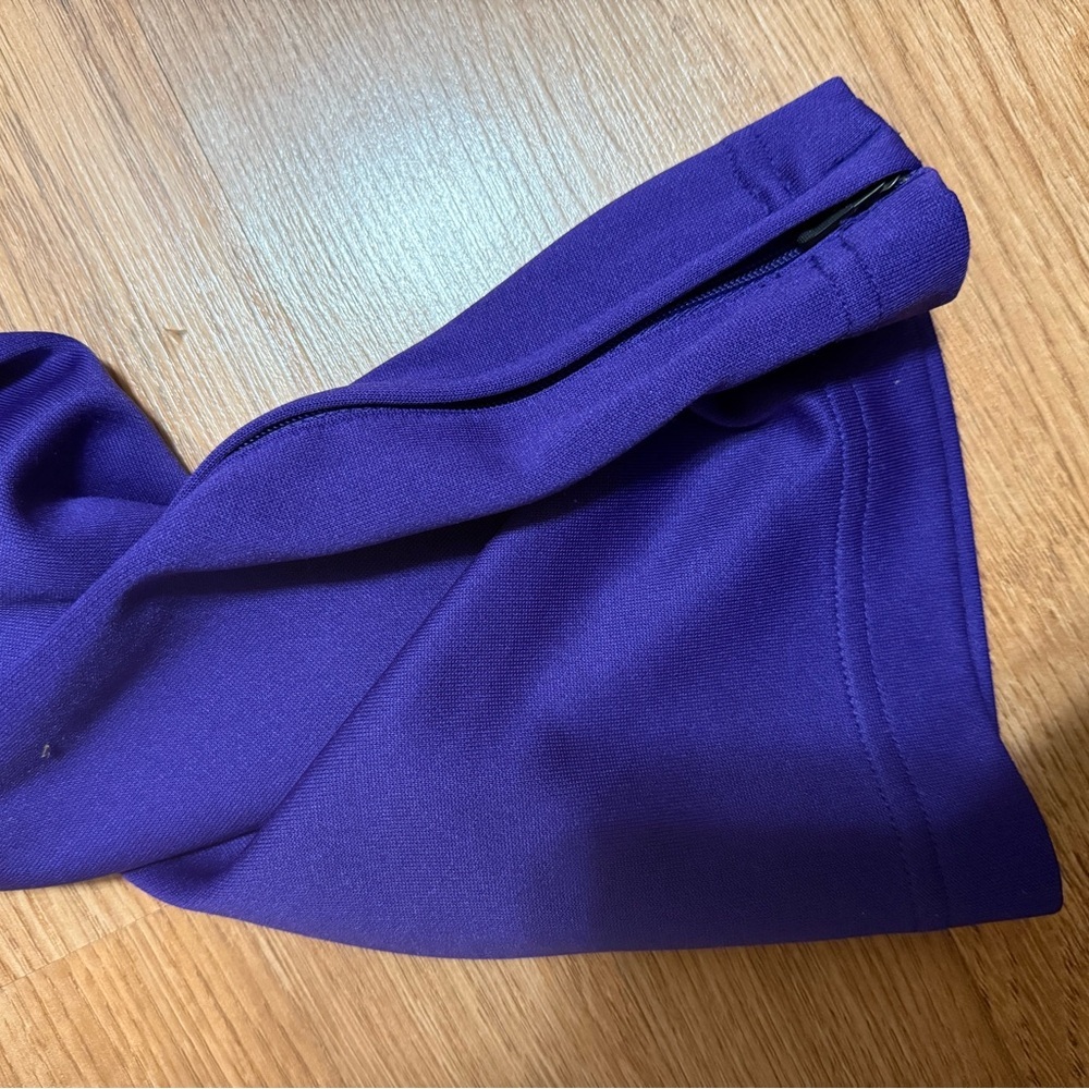 Nike Mens Pants purple Size XSmall Track Pant Zip Ankle Straight 100% Polyester - Picture 8 of 8